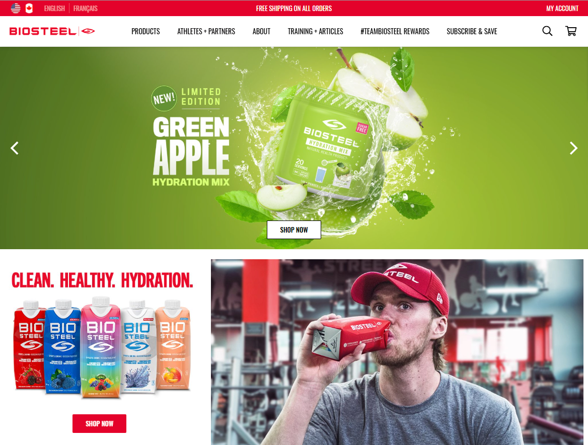 BioSteel E-commerce